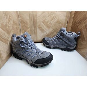Merrell Women's Hiking Trail Mid Gray Shoes Size 9.  314